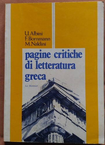 Pagine critiche letteratura - critiche,