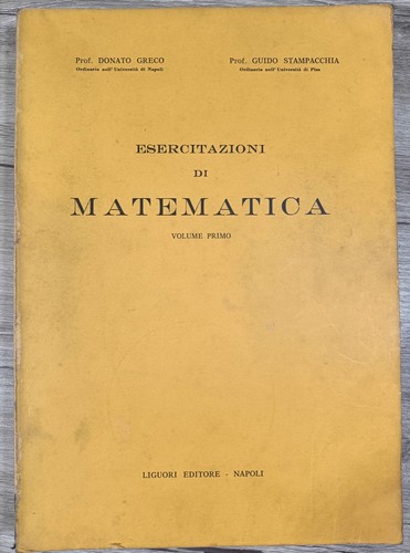 Libro greco stampacchia - libro, /