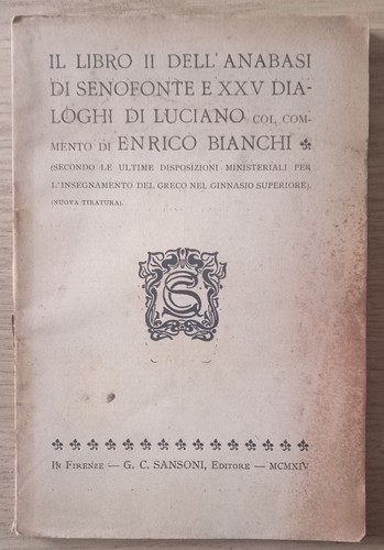 Libro dell anabasi - dell'anabasi, di